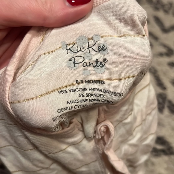 0-3 Kickee Pants Zip Footie - Picture 3 of 3